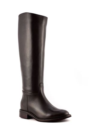 Stivale alto in pelle testa di moro JULIE DEE | MW526MORO